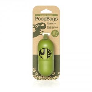 Poop Bags Dispenser with 15 Biodegradable Bags - Click Image to Close